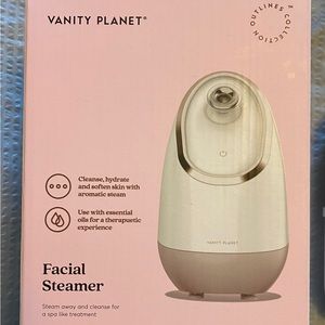 2 piece Vanity Planet Facial Cleansing System, & facial steamer.